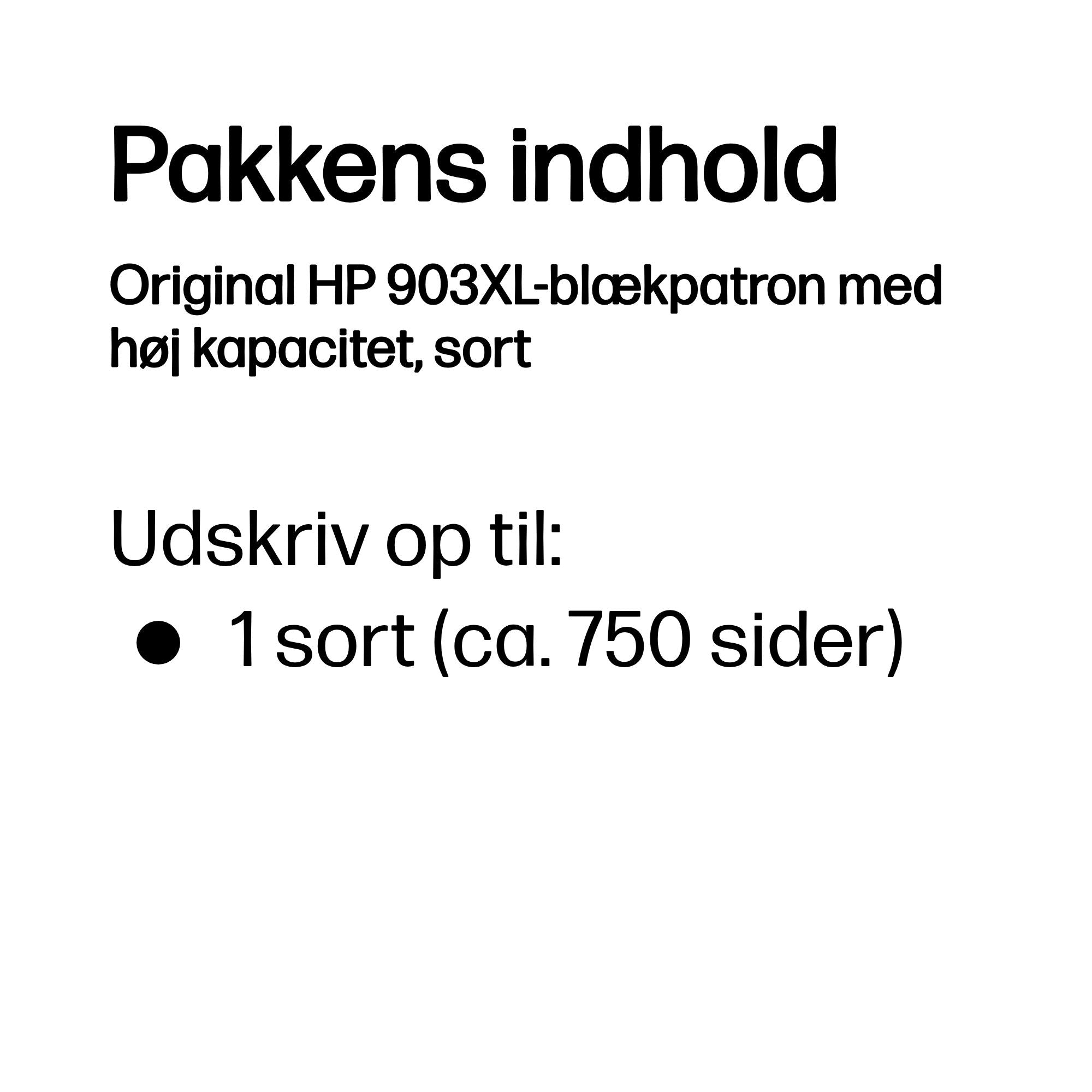 HP 903XL Black Ink