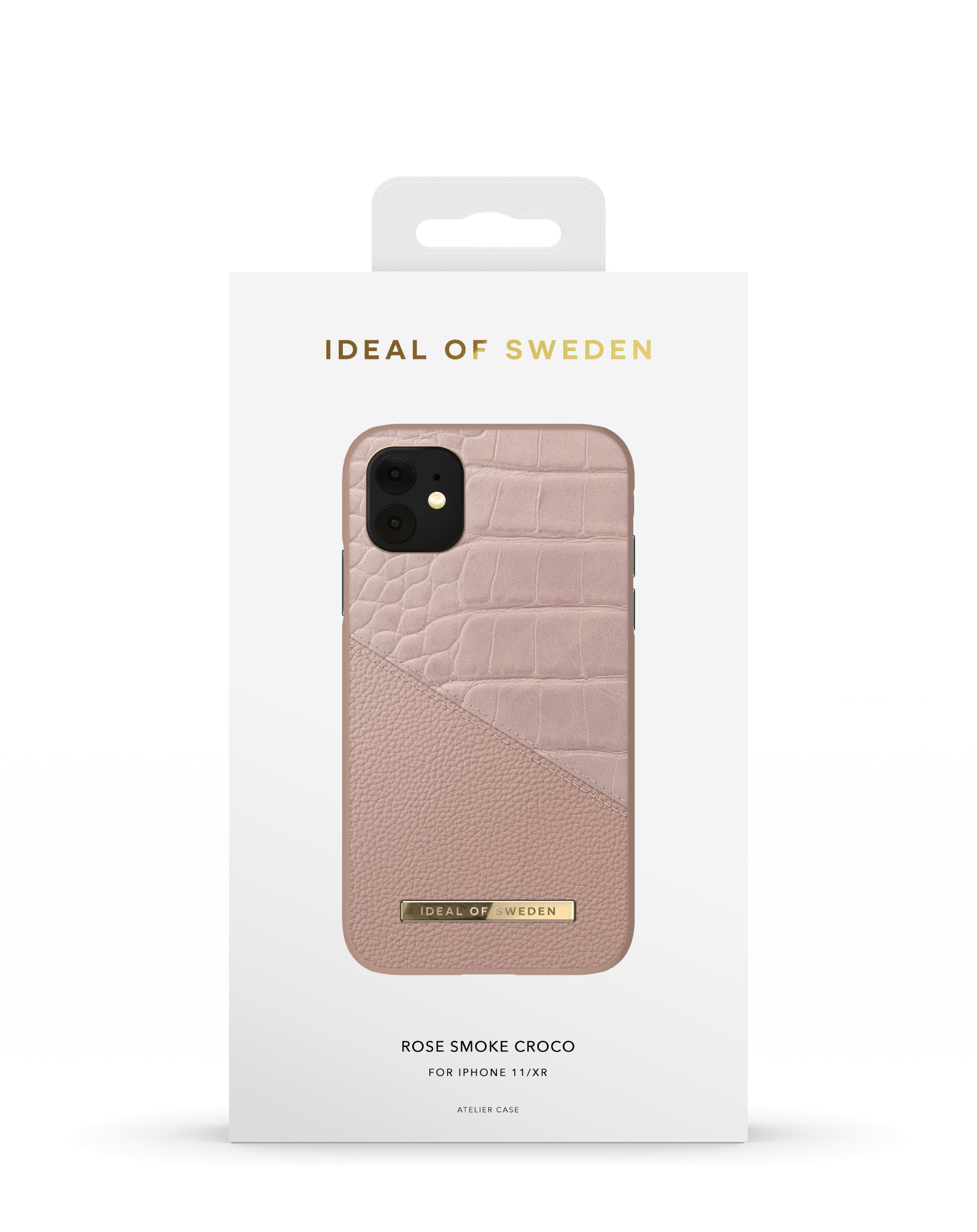 iPhone 11/XR Cover Croco – Rose Smoke - billede 6