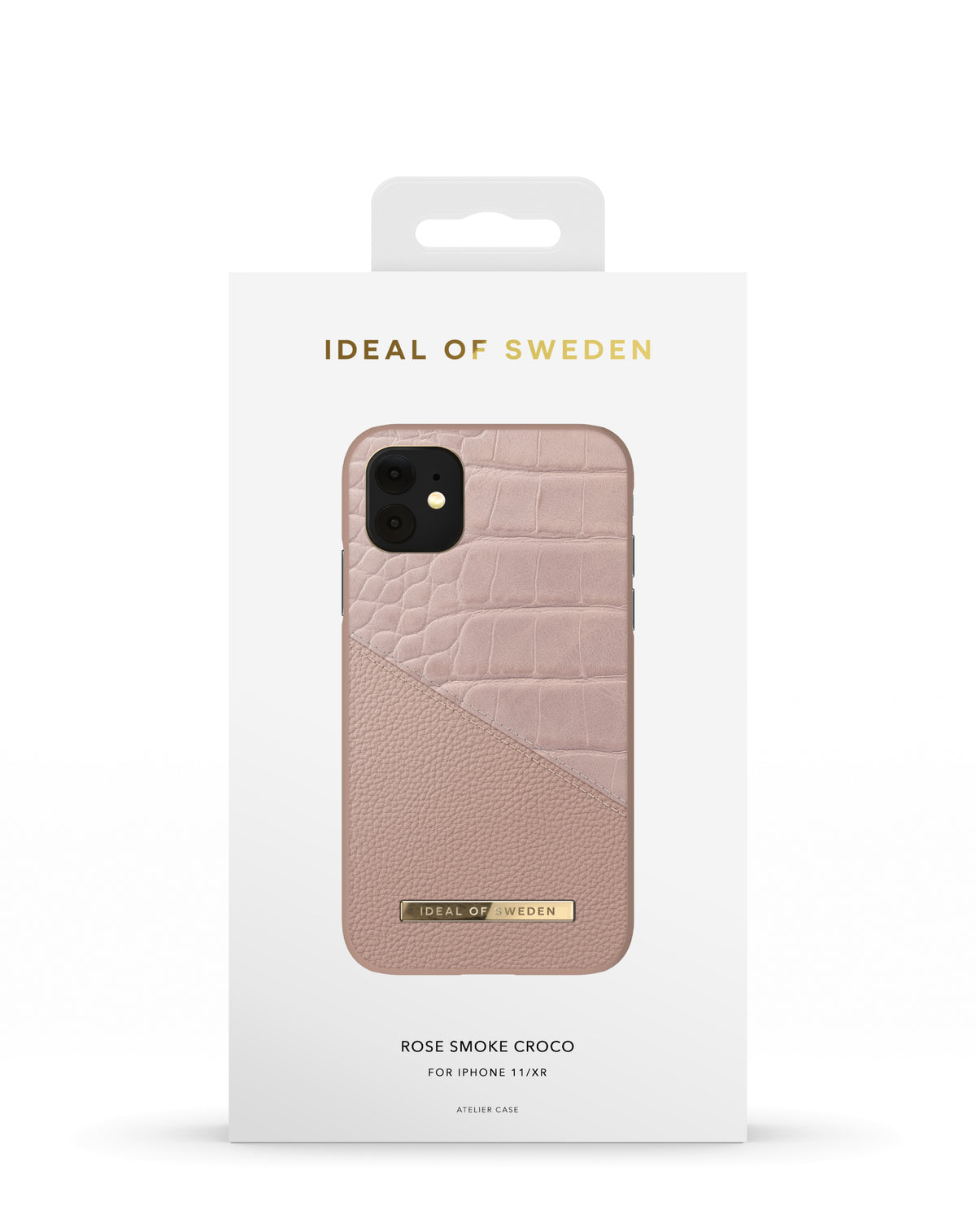 iPhone 11/XR Cover Croco – Rose Smoke - billede 6