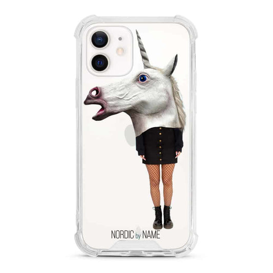 iPhone 12/12 Pro Cover Unicorn/menneske