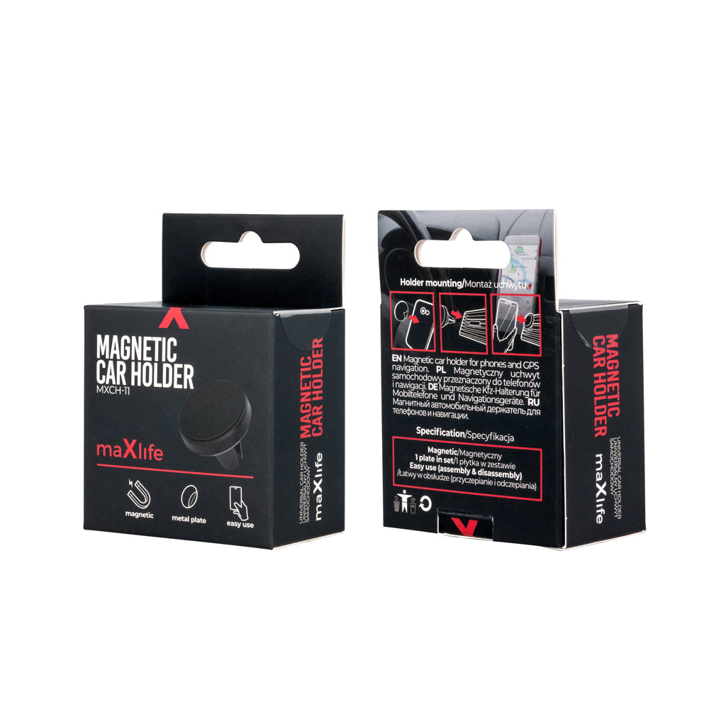 MaXlife Magnetisk Bilholder Sort