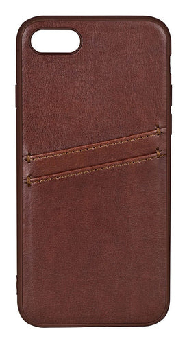 iPhone 7/8/SE Læder Cover med kortholder 2 – Brun – Buffalo