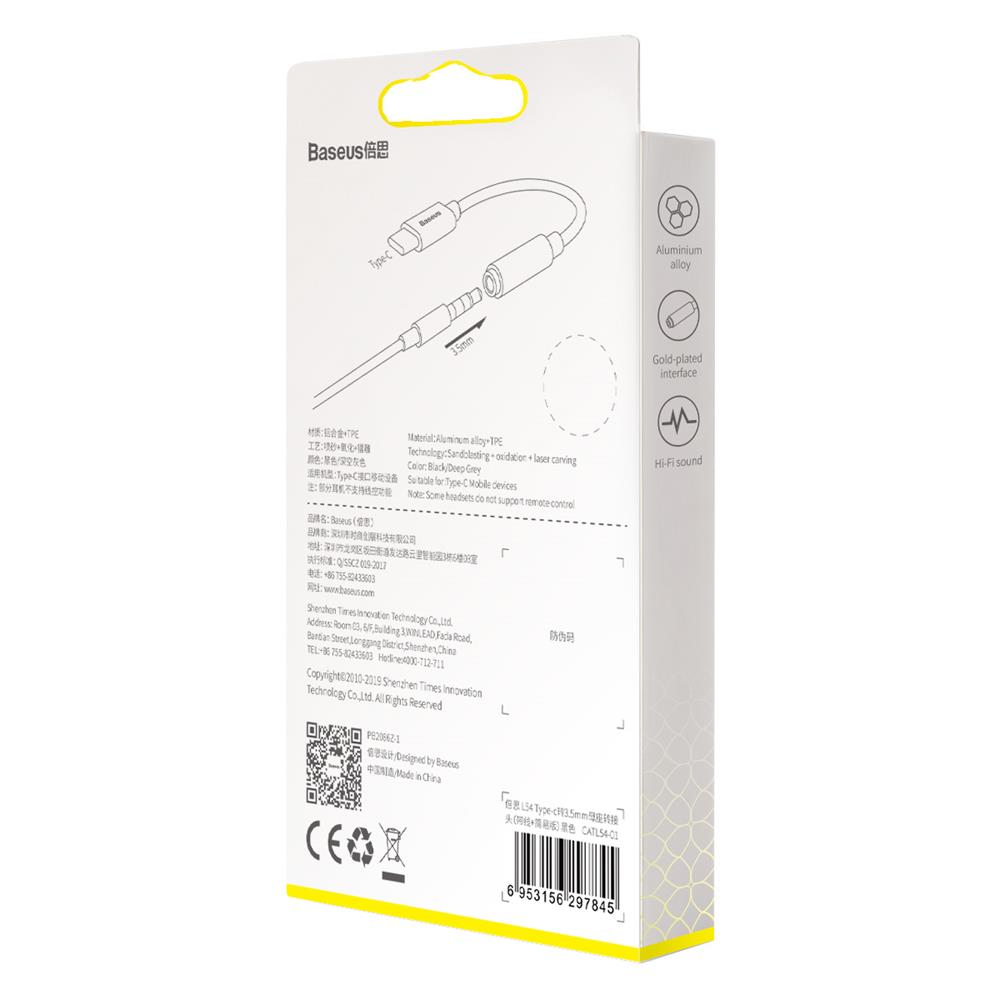 Adapter USBC til Jack 3,5mnm CATL54-01 Sort