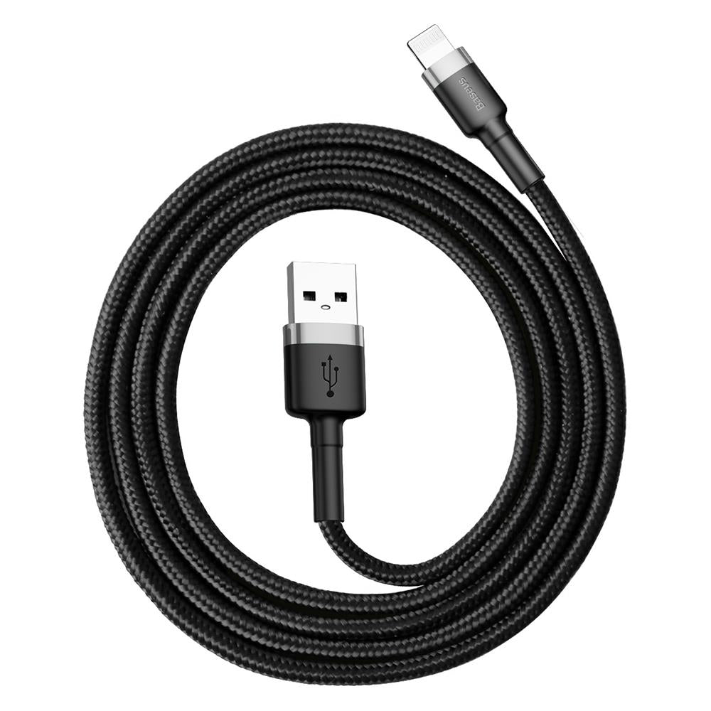 BASEUS USB Cable - Cafule CALKLF-BG1 IPHONE lightning 1M 2.4A black-gray