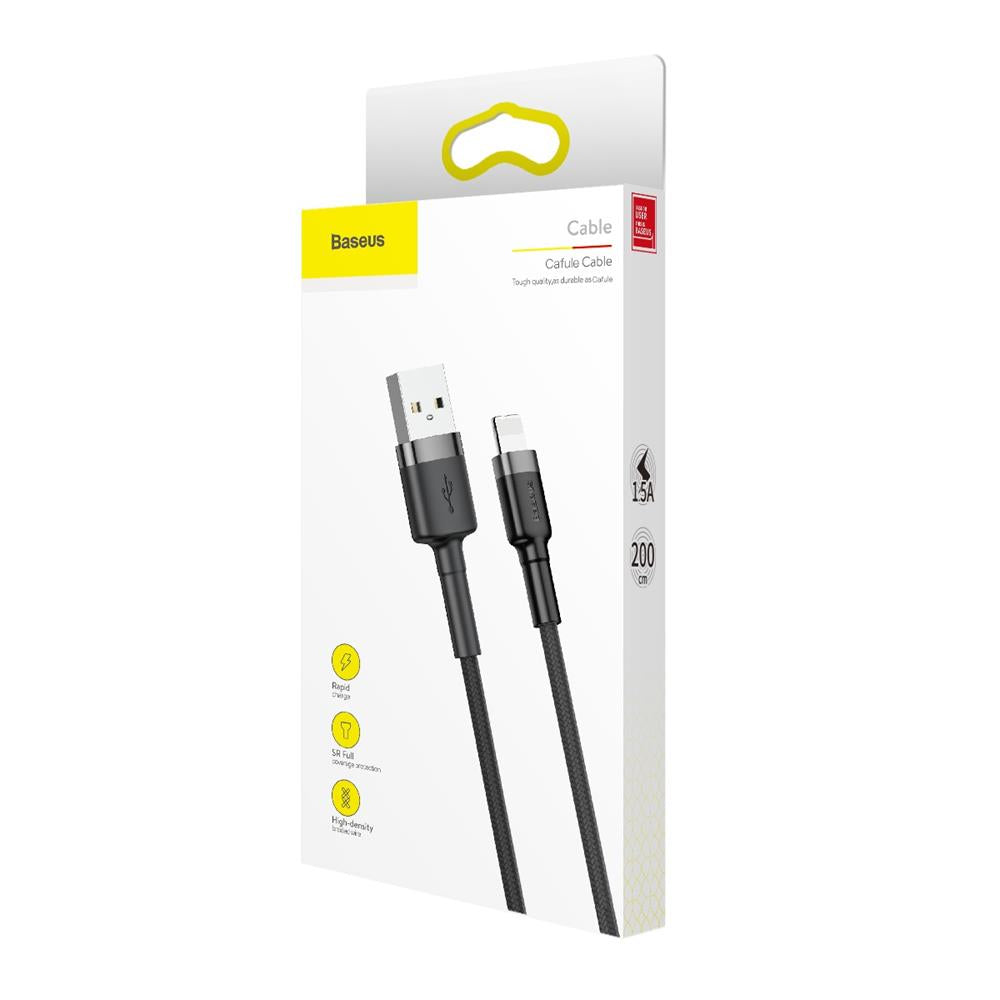 BASEUS USB Cable IPHONE lightning 2M 1.5A black-grey