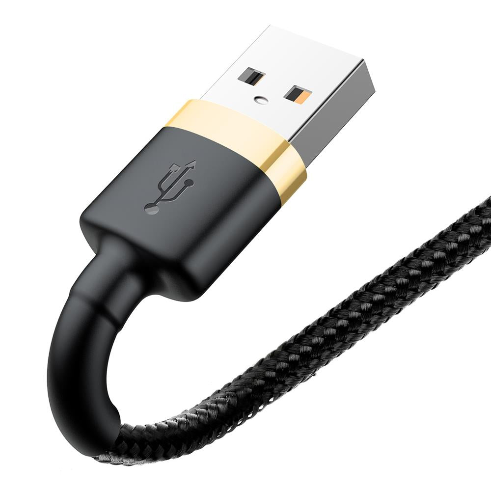 BASEUS USB Cable - Cafule CALKLF-CV1 IPHONE lightning 2M 1.5A black-gold