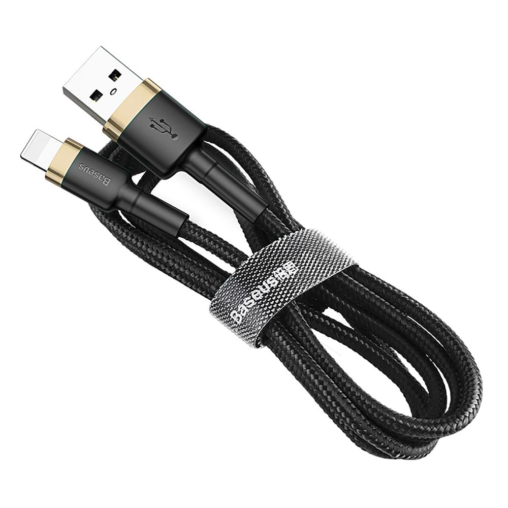 BASEUS USB Cable - Cafule CALKLF-CV1 IPHONE lightning 2M 1.5A black-gold