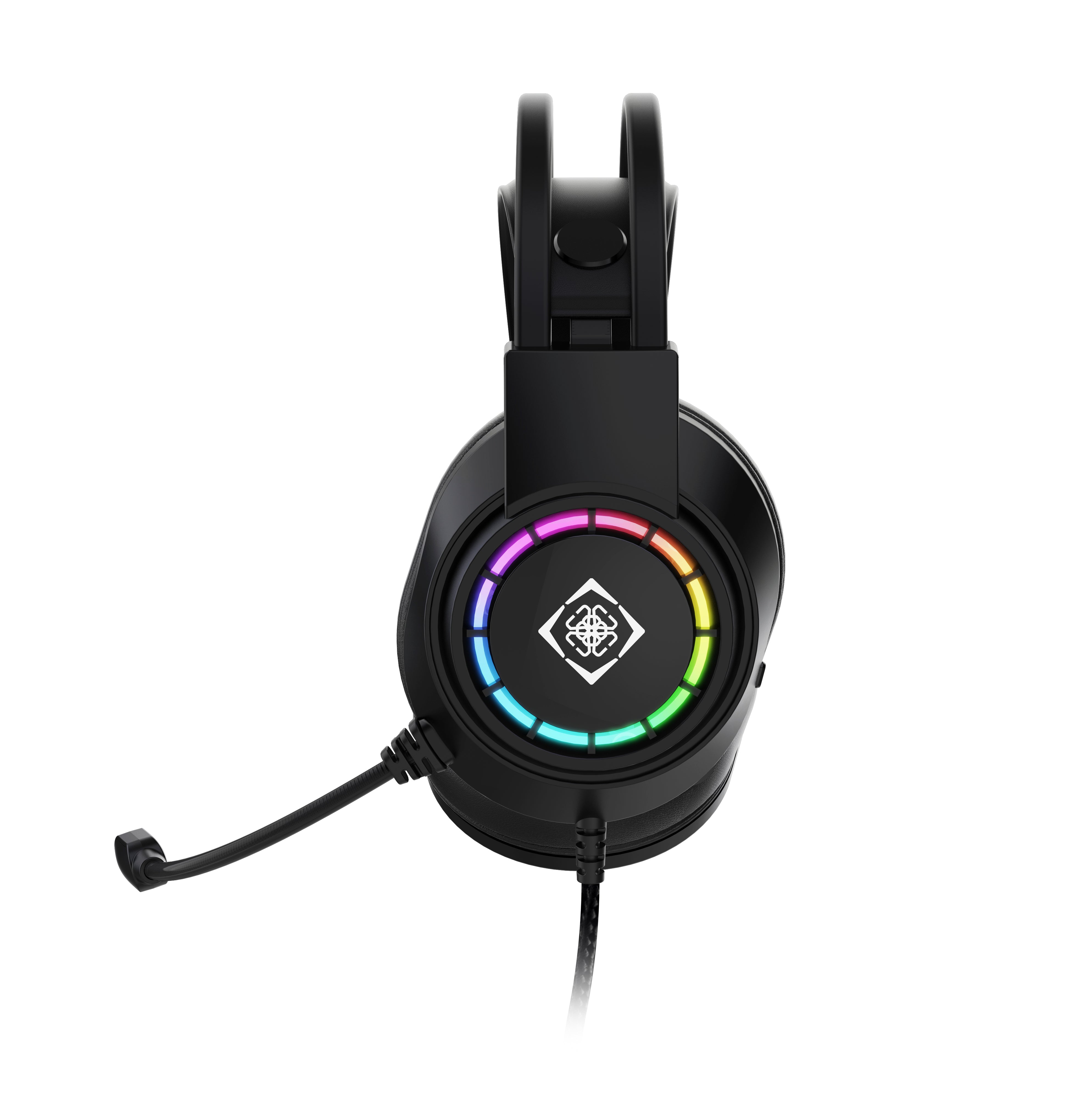 USB Headset PC/PS5 RGB Sort - billede 3
