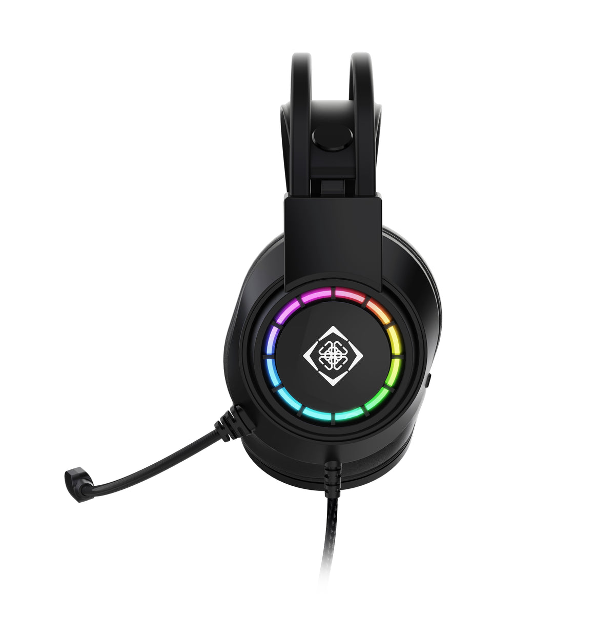 USB Headset PC/PS5 RGB Sort - billede 3