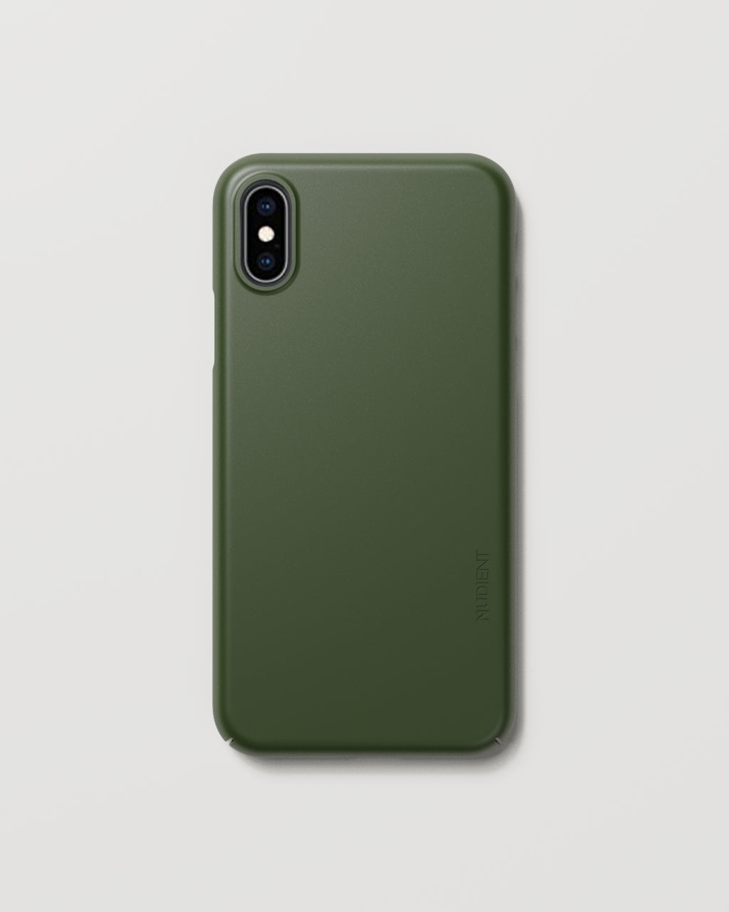 iPhone X/XS Cover – Pine Green/Grøn – Nudient
