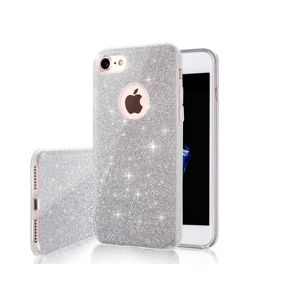 iPhone 13  Glitter cover sølv