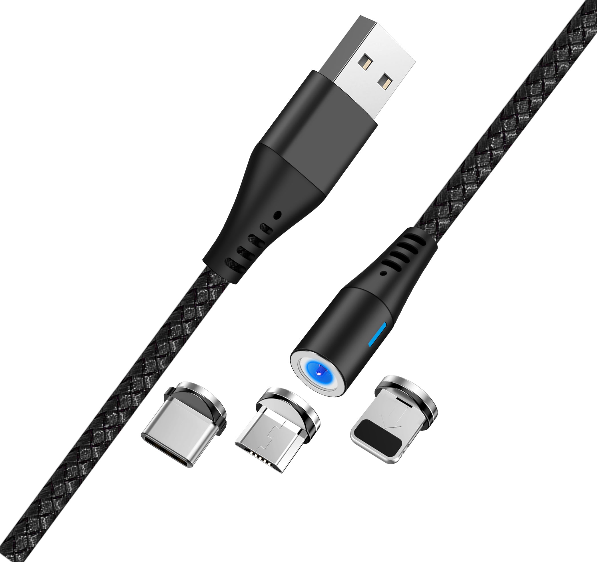 MaXlife Kabel USBA/3i1 Magn. 1m