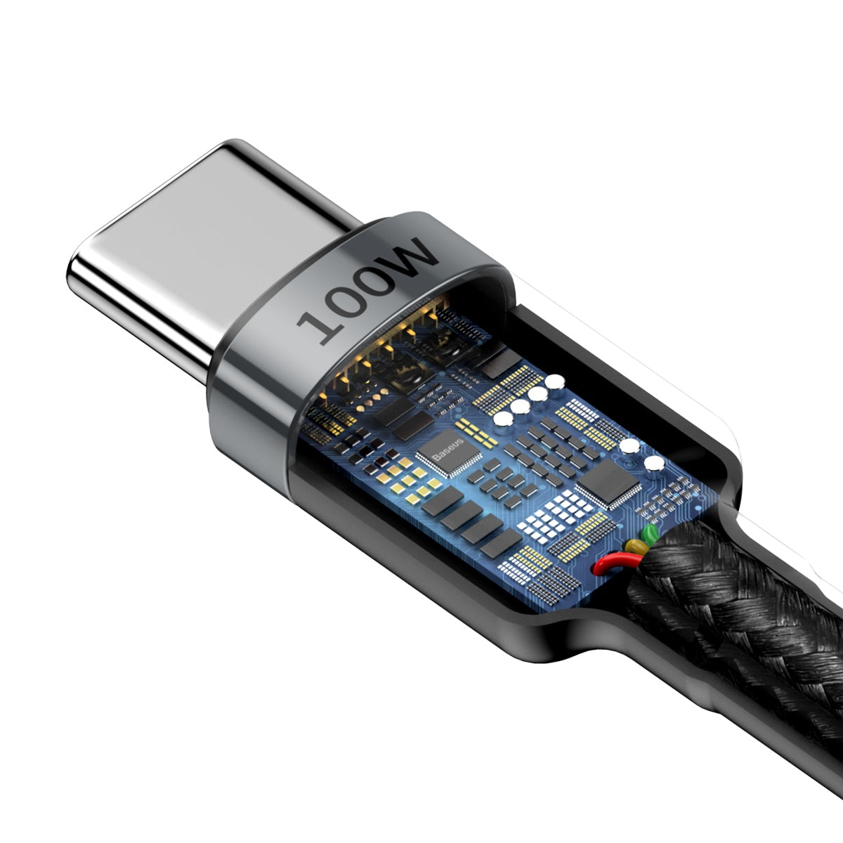 USB/C - USB/C 2.mtr 100W Grå 5A