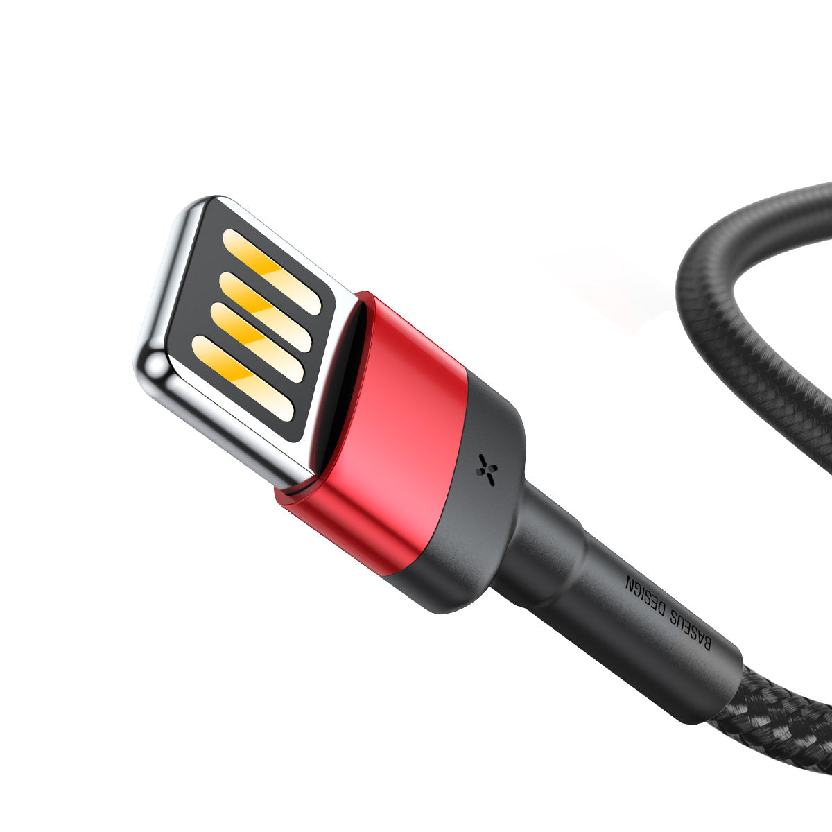BASEUS USB Cable - Cafule CATKLF-AL91 Type-C - Type-C 2M 100W 5A black-red