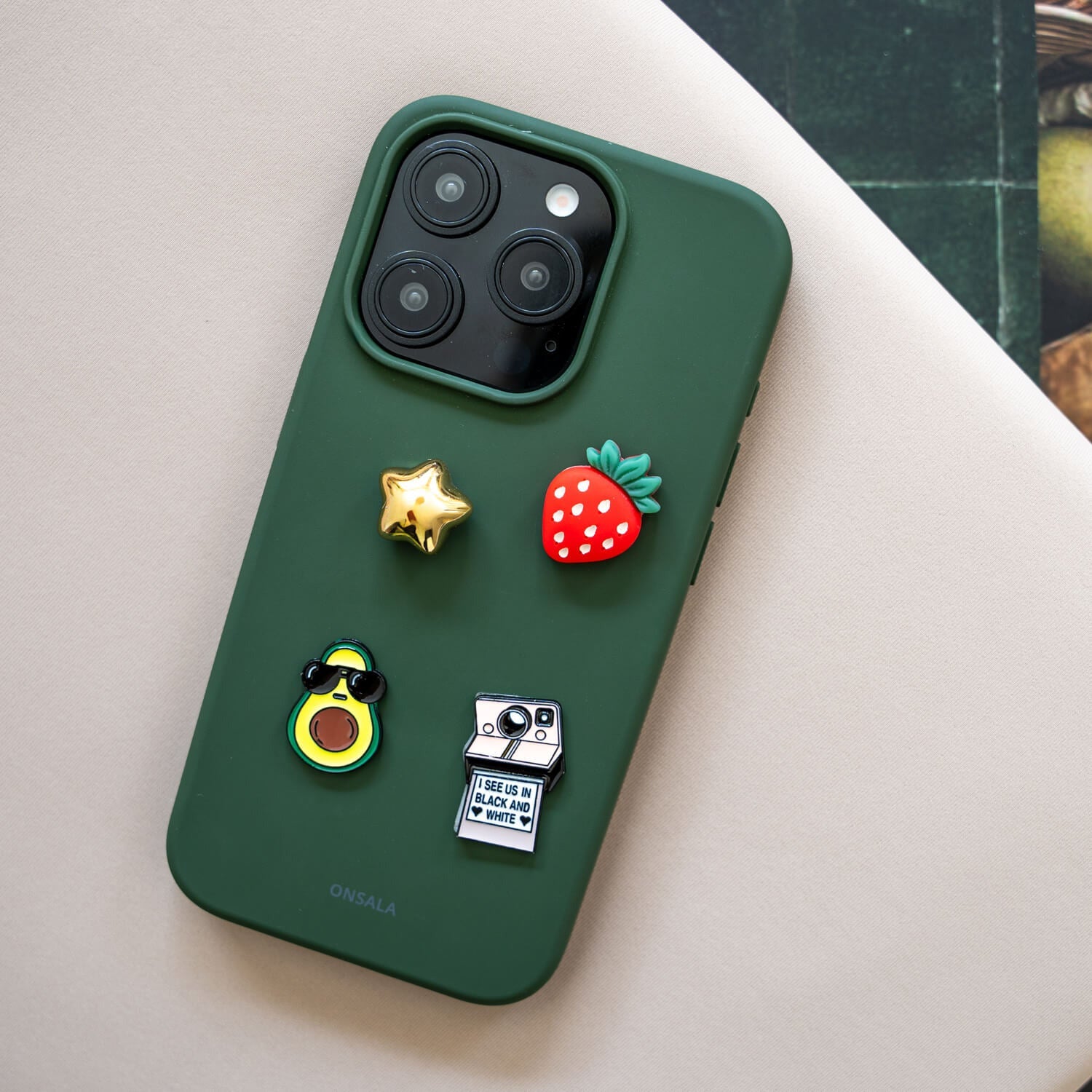 Charms Pimp Your Phone Metal og Plastik 4 stk - billede 4