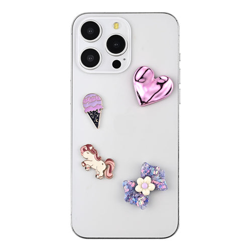 Charms Pimp Your Phone Metal og Plastik 4 stk
