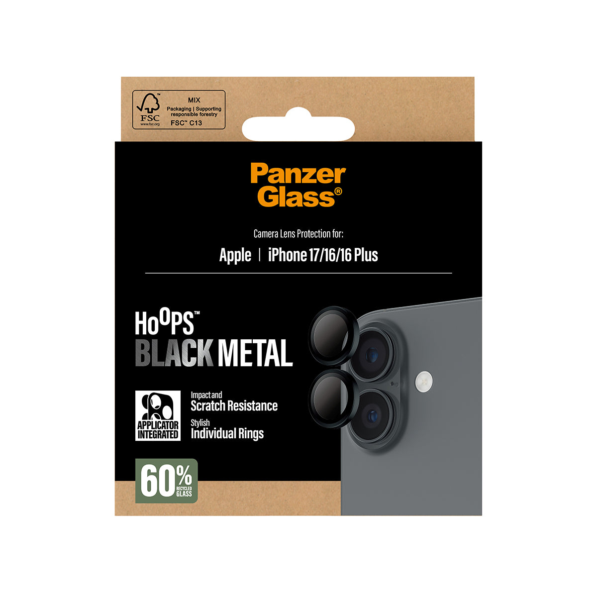 Hoops iPhone 16/16+/17 Sort - billede 3