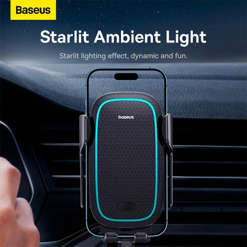 Baseus car holder Milky Way Pro with wireless charging function 15W black