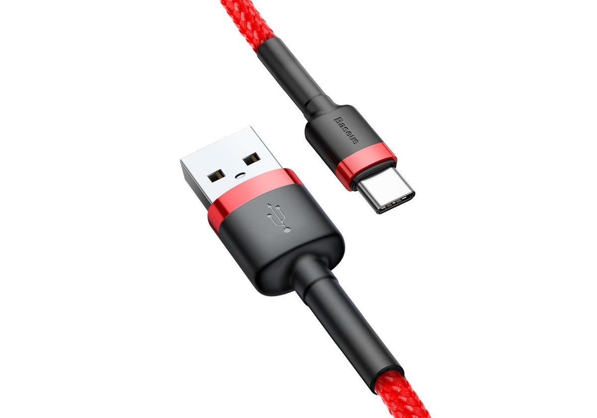 BASEUS Cable - Cafule CATKLF-C09 - USB /Type C 2M red -> CATKLF-AL91 - billede 4