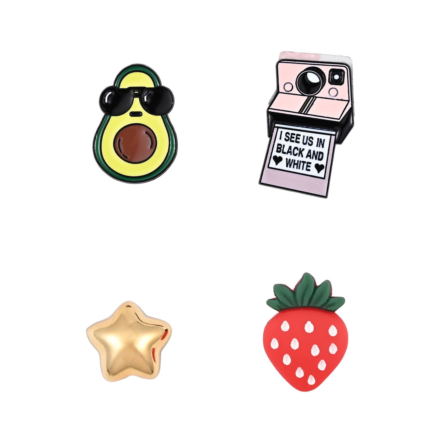 Charms Pimp Your Phone Metal og Plastik 4 stk - billede 3