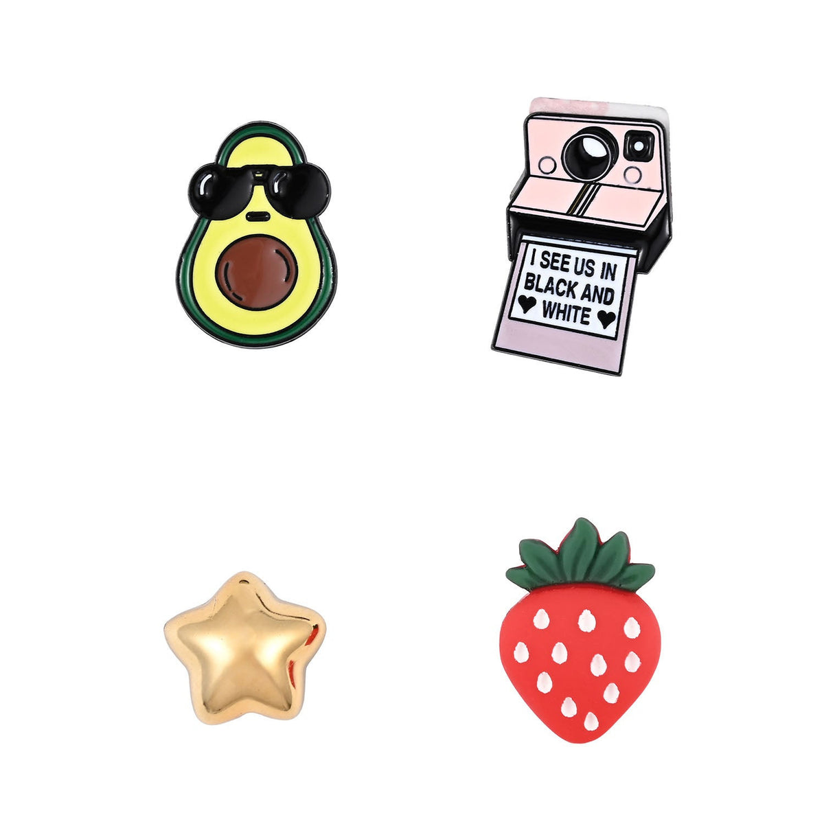 Charms Pimp Your Phone Metal og Plastik 4 stk - billede 3