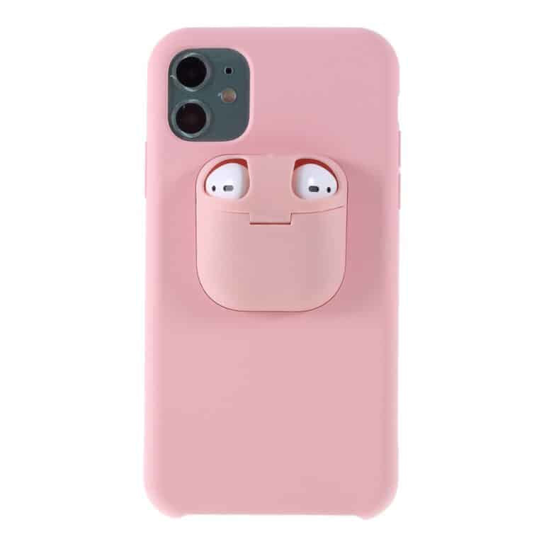 iPhone 11 Cover Air Pods – Lyserød - billede 3