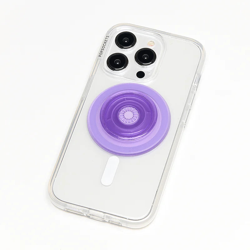 POPSOCKETS PopGrip for Magsafe Lavender Translucent - billede 5