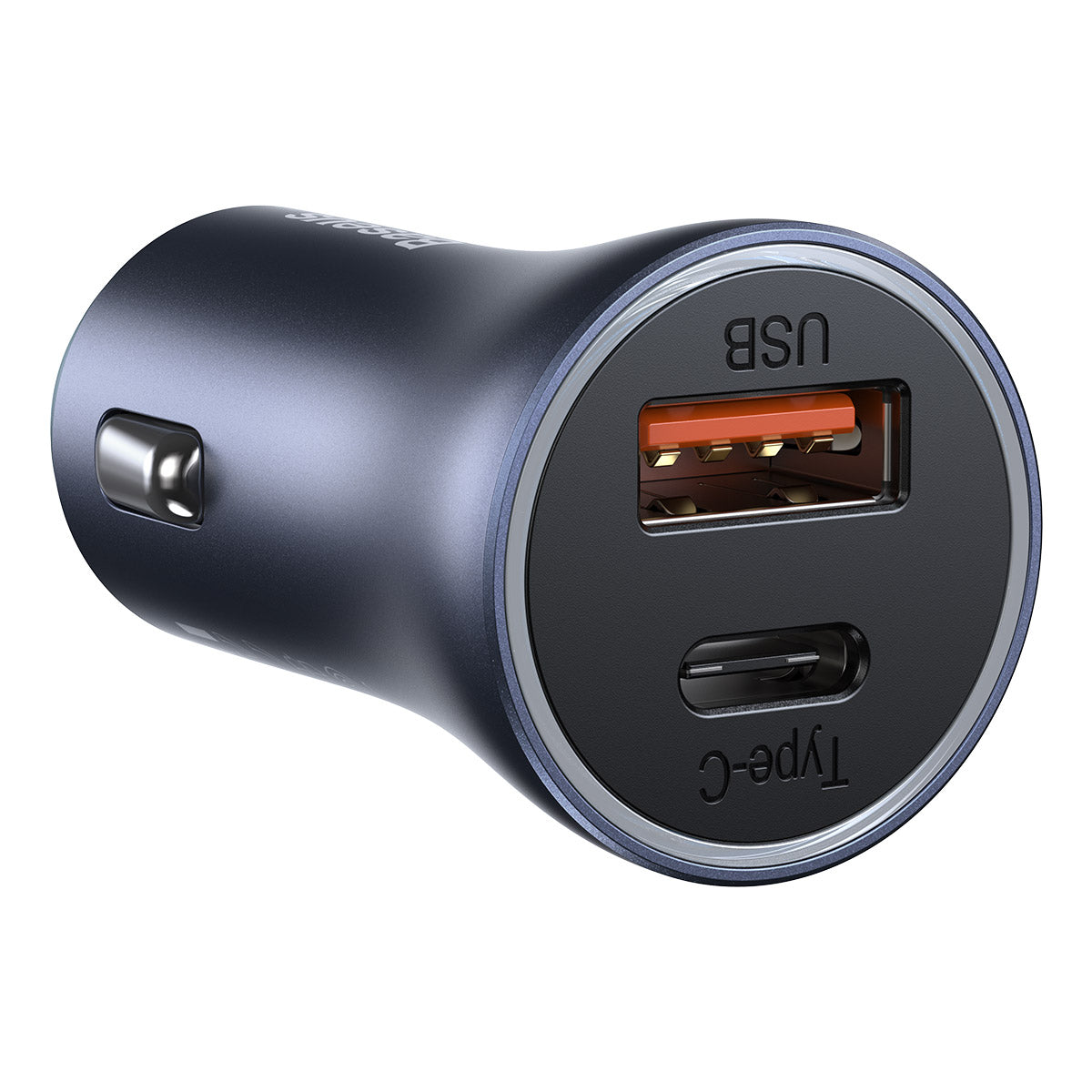 Baseus billader 40w USBA+USBC Grå