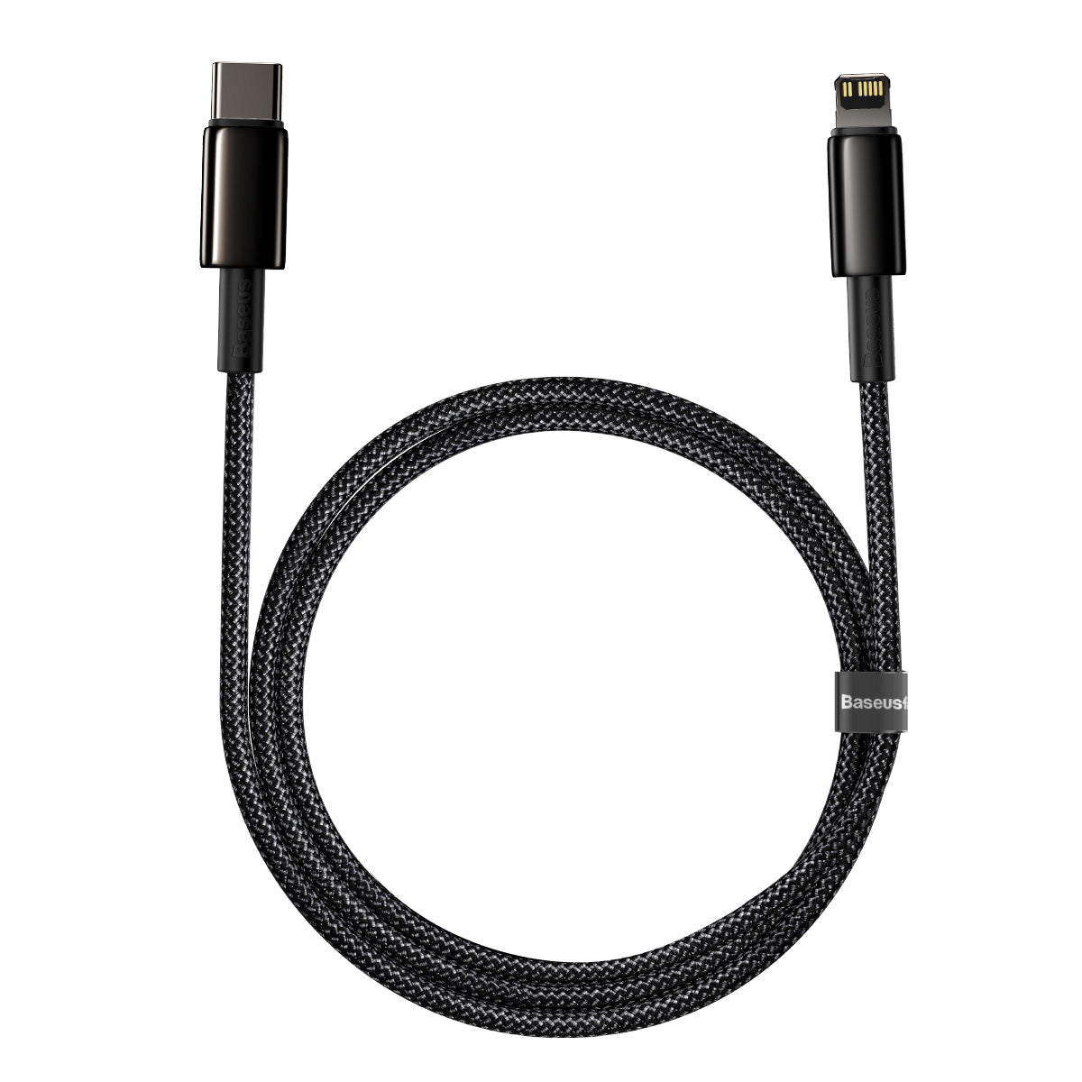 BASEUS USB Cable - Tungsten Gold CATLWJ-01 Type-C - IPHONE lightning 1M 20W black