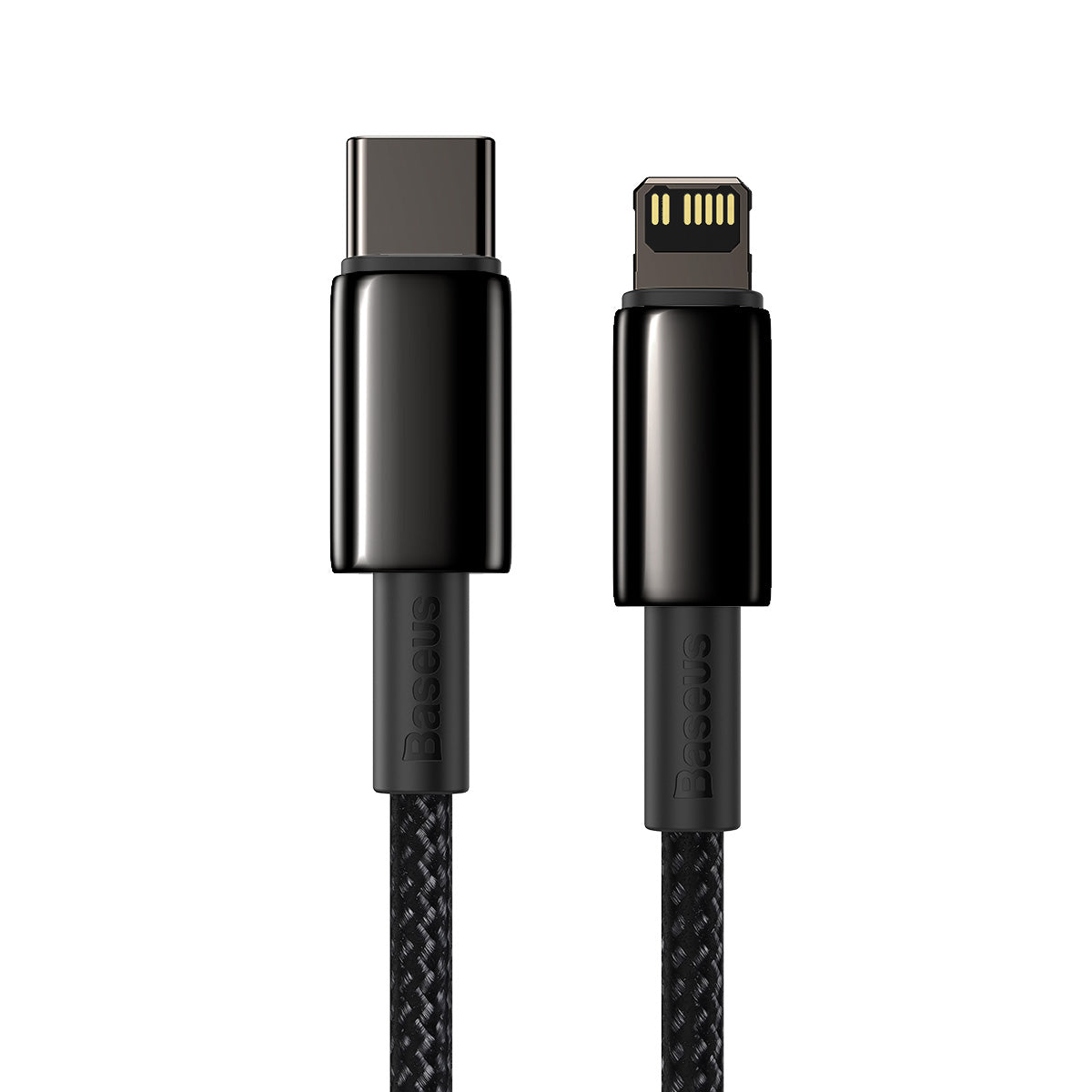 BASEUS USB Cable - Tungsten Gold CATLWJ-01 Type-C - IPHONE lightning 1M 20W black