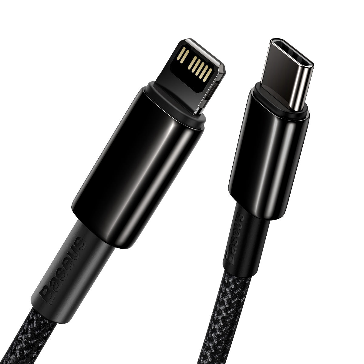 BASEUS USB Cable - Tungsten Gold CATLWJ-01 Type-C - IPHONE lightning 1M 20W black