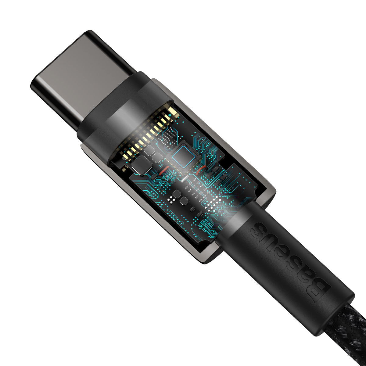 Kabel USBC/USBC 1m Sort 100W