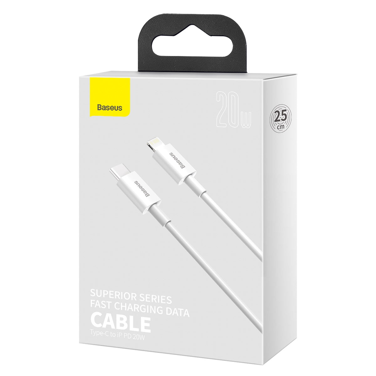 BASEUS USB Cable - Superior Series CATLYS-02 Type-C -  lightning 0,25cm 20W white