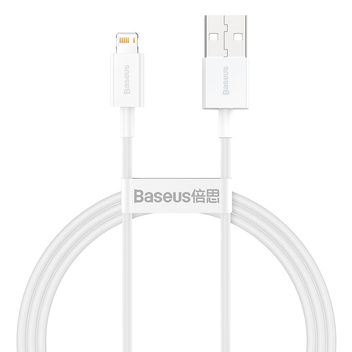 Baseus USBA Lightning 1M Hvid