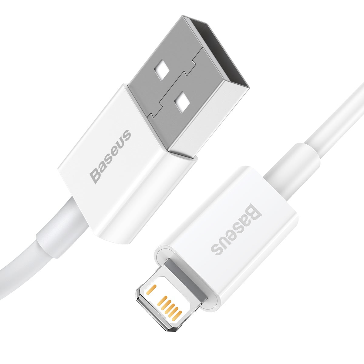 Baseus USBA Lightning 1M Hvid