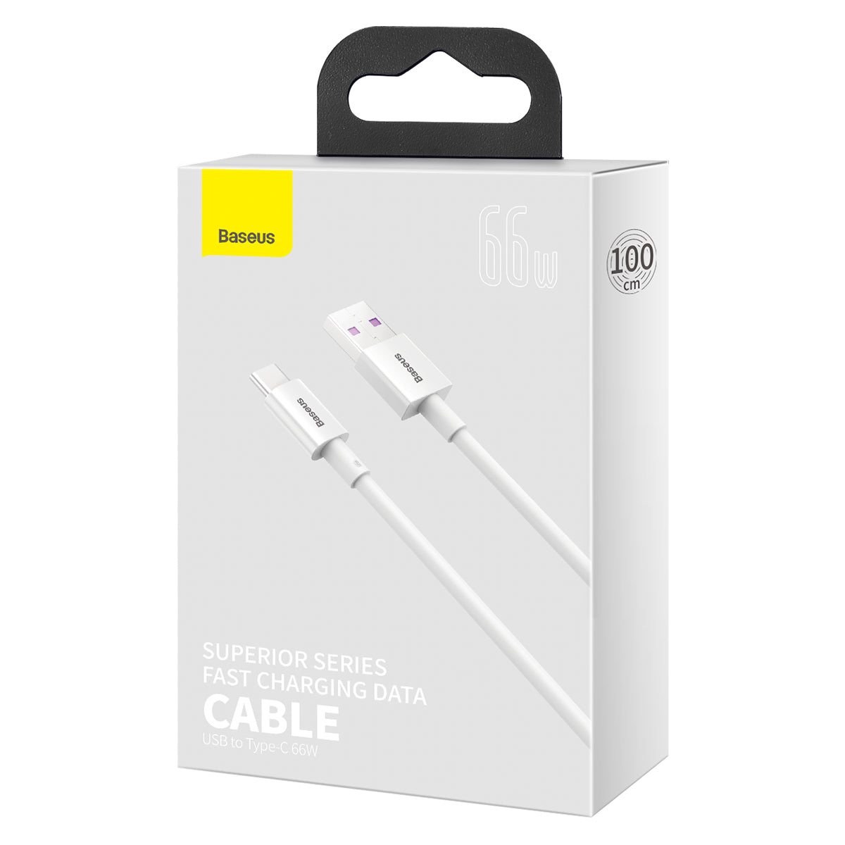 BASEUS USB Cable - Superior CATYS-02  usb-type c 66watt  1m white