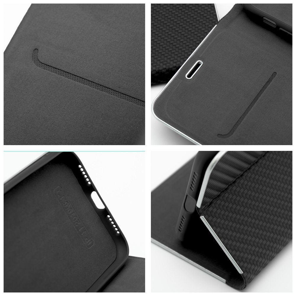 iPhone 14 Wallet Flip Cover Luna – Sort