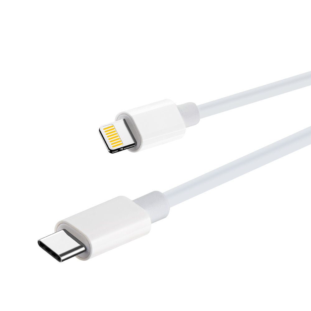 Maxlife Kabel USBC/LIghtning 2m hvid -