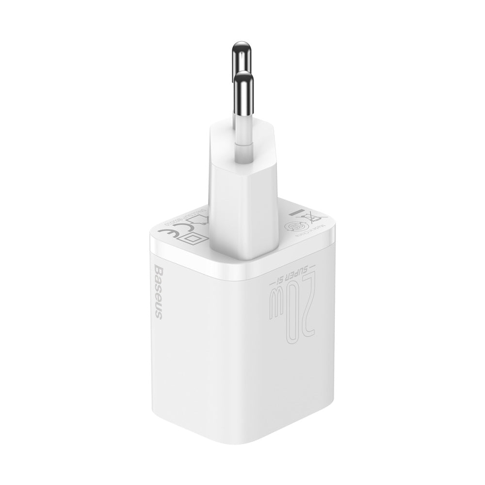 Baseus wall charger Super Si PD 20W 1x USB-C white