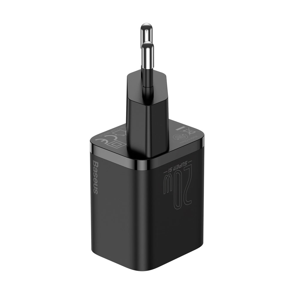BASEUS Travel Charger - PD20W plug Super Si CCSUP-B01 black