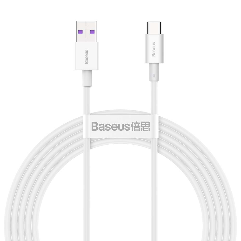 BASEUS USB Cable - Superior CATYS-A02  usb-type c 66watt 2 m white