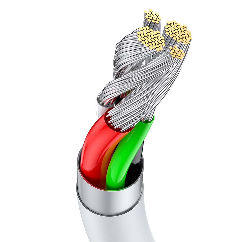 BASEUS USB Cable - Superior CATYS-A02  usb-type c 66watt 2 m white