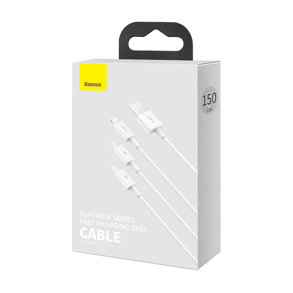 BASEUS USB Kable - 3in1