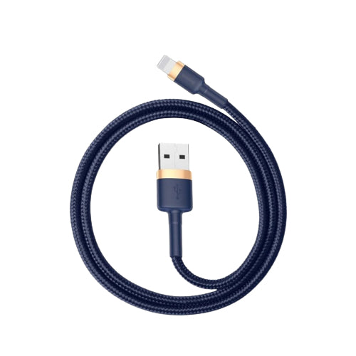 BASEUS USB Cable - Cafule CALKLF-BV3 IPHONE lightning 1M 2.4A navy blue-gold