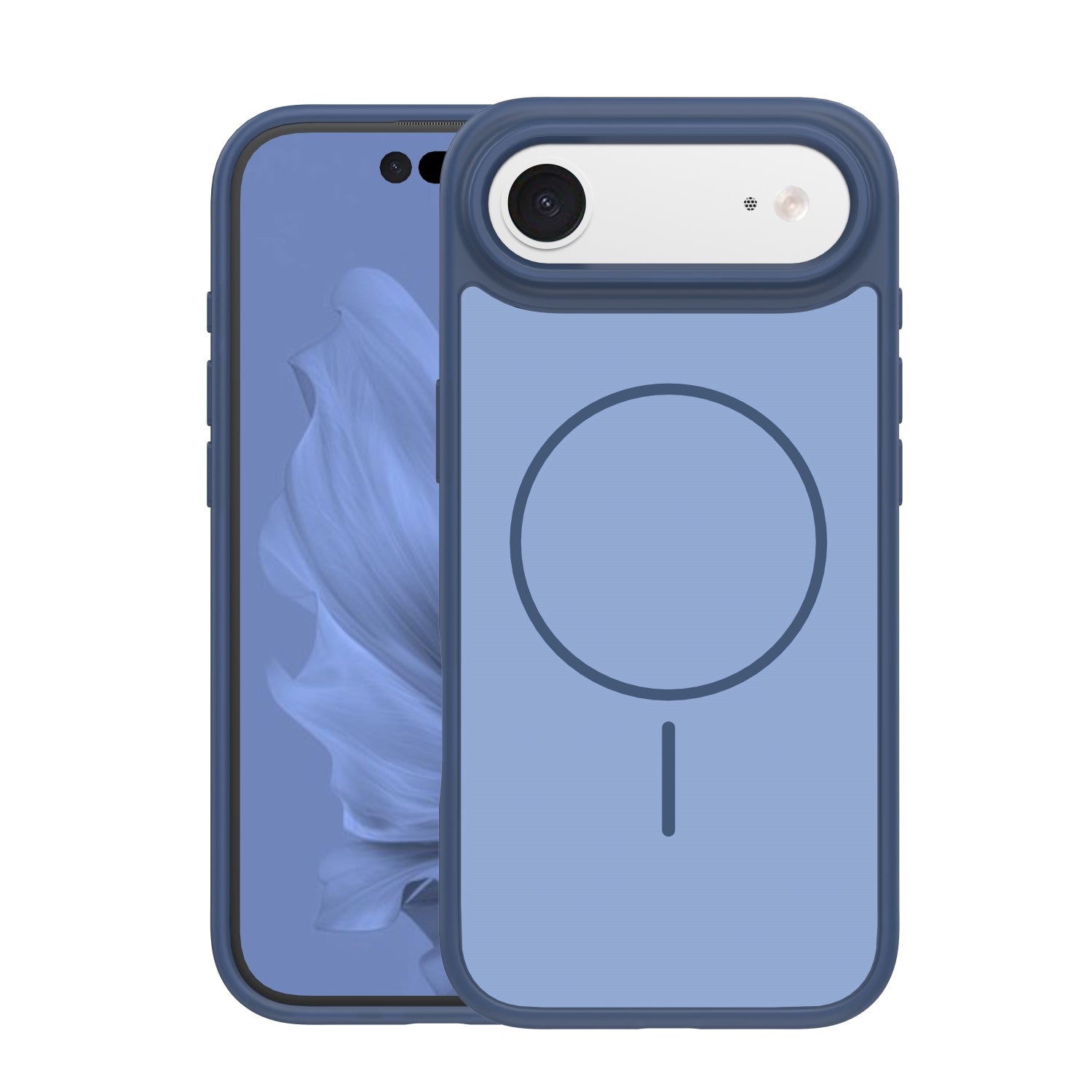 iPhone 17 Air MagSafe Cover Frame Thin Mag – Blå
