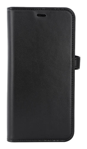 iPhone 15 Pro Max Læder Cover med kortholder 2in1 3 Magserie – Sort – Buffalo