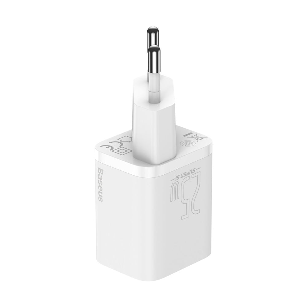 25W Lader USBC -> USBC 1m hvid