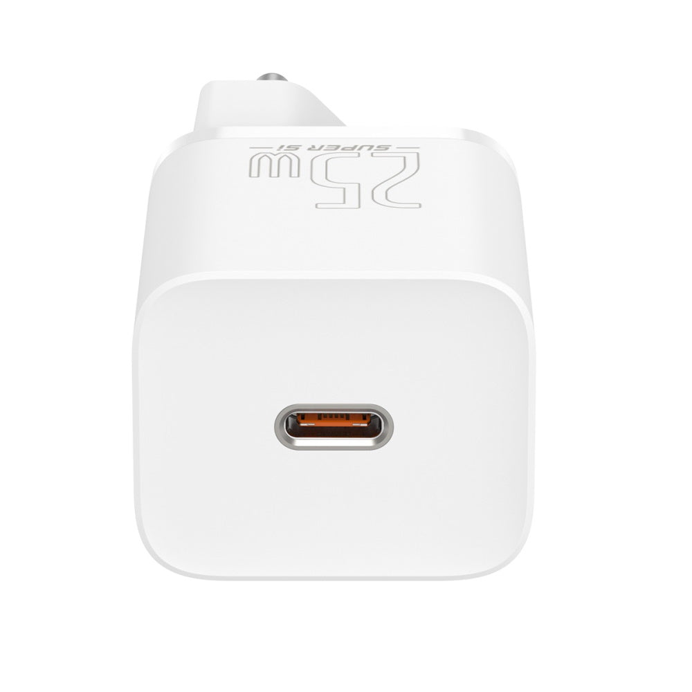 25W Lader USBC -> USBC 1m hvid