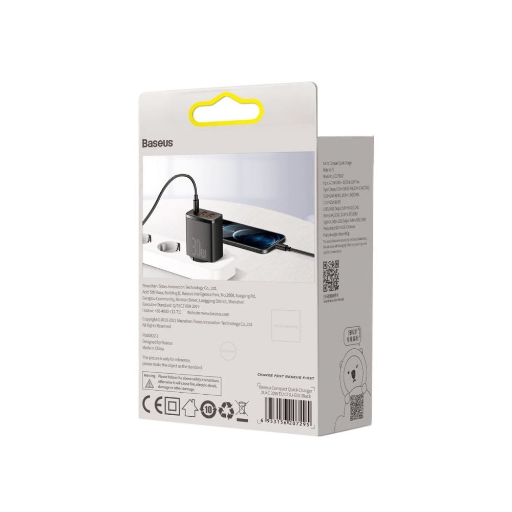 2xUSBA+1xUSB-C 30W PD3A