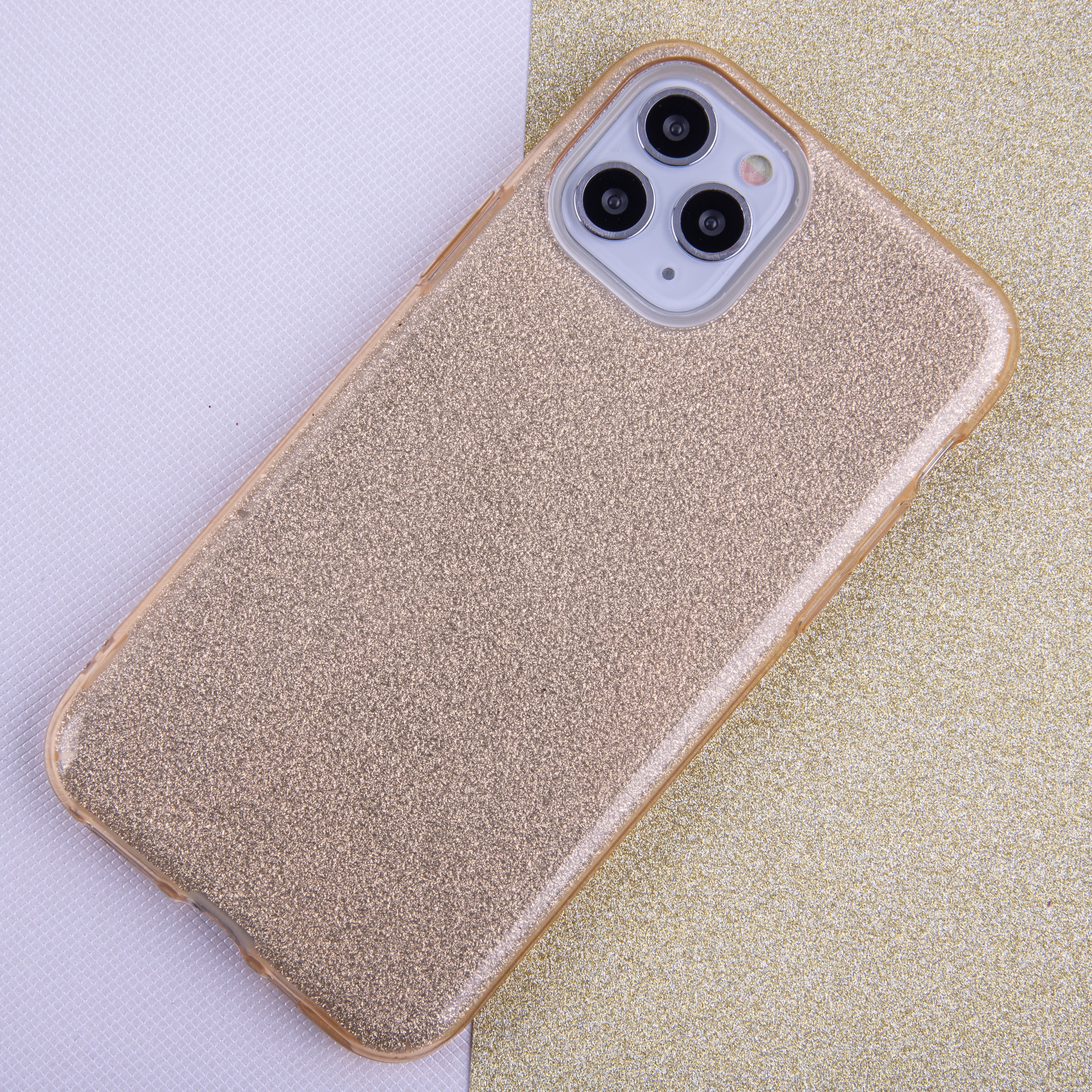 iPhone 16e Glittercase 3ien Gold